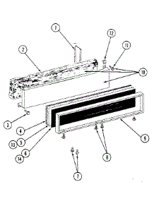 Door - Access Panel parts for Kenmore Dishwasher 195.95(1988) (19595(1988), 195 95(1988)) from AppliancePartsPros.com