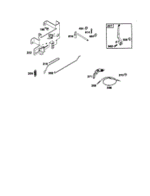 Governor Control Lever parts for Briggs & Stratton Lawn & Garden Engine 198707-0141 from AppliancePartsPros.com