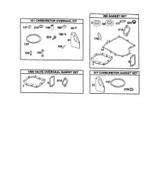 Gasket Sets parts for Briggs & Stratton Lawn & Garden Engine 198707-0141 from AppliancePartsPros.com