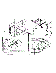 Unit Parts parts for Kenmore Refrigerator 198.8185510 (1988185510, 198 8185510) from AppliancePartsPros.com
