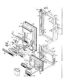 Door Parts parts for Kenmore Refrigerator 198.N18G2 (198N18G2, 198 N18G2) from AppliancePartsPros.com