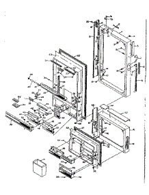 Door Parts parts for Kenmore Refrigerator 198.N18GL (198N18GL, 198 N18GL) from AppliancePartsPros.com
