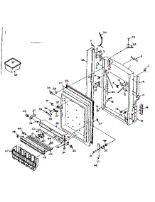 Freezer Door Parts parts for Kenmore Refrigerator 198.NF11GL (198NF11GL, 198 NF11GL) from AppliancePartsPros.com