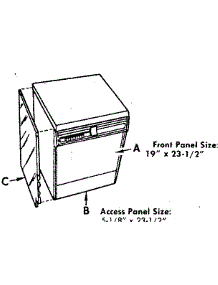 Dishwasher Panels parts for Kenmore Dishwasher 199.85 (1988) (19985 (1988), 199 85 (1988)) from AppliancePartsPros.com