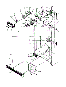 Ref / Fz Controls And Cabinet Parts parts for Imperial Side-By-Side Refrigerator 1999CIWEA-P1171101WL from AppliancePartsPros.com