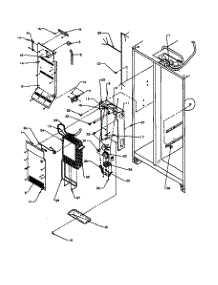 Evap And Air Handling parts for Amana Side-By-Side Refrigerator 1999CIWEW-P1171101WW from AppliancePartsPros.com