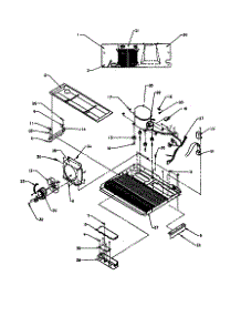 Machine Compartment parts for Amana Side-By-Side Refrigerator 1999CIWEW-P1171101WW from AppliancePartsPros.com