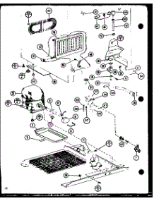 Drain Pan And Compressor Parts parts for Amana Side-By-Side Refrigerator 1999IW-P7731403W from AppliancePartsPros.com