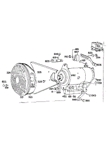 Generator Starter parts for Briggs & Stratton Lawn & Garden Engine 19D (0010 - 0030) from AppliancePartsPros.com