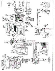 Replacement Parts parts for Briggs & Stratton Lawn & Garden Engine 19D-R6 (0010 - 0030) from AppliancePartsPros.com
