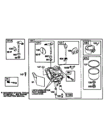Carburetor Assembly parts for Briggs & Stratton Lawn & Garden Engine 19E400 TO 19E499 (0131) from AppliancePartsPros.com