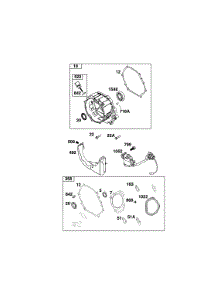 Crankcase Cover / Sump / Lubrication parts for Briggs & Stratton Lawn & Garden Engine 19N132-0115-G1 from AppliancePartsPros.com