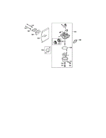 Carburetor parts for Mtd Lawn & Garden Engine 1P65B0B-1 from AppliancePartsPros.com