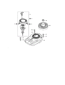 Flywheel & Shroud parts for Mtd Lawn & Garden Engine 1P65B0B-1 from AppliancePartsPros.com