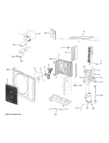 Room Air Conditioner parts for  Central Air Conditioner 1U12AP2VHA from AppliancePartsPros.com