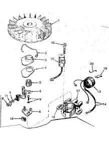 Magneto No. 610693A parts for Craftsman Lawn & Garden Engine 200183112 from AppliancePartsPros.com