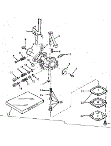 Carburetor No. 631446 parts for Craftsman Lawn & Garden Engine 200183112 from AppliancePartsPros.com