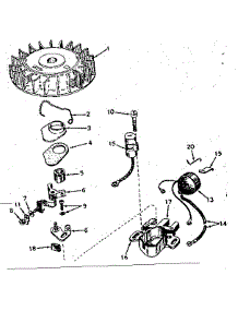 Magneto No. 610693A parts for Craftsman Lawn & Garden Engine 200193132 from AppliancePartsPros.com