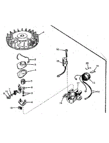 Magneto No. 610716 parts for Craftsman Lawn & Garden Engine 200193142 from AppliancePartsPros.com