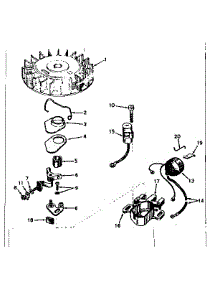 Magneto No. 610693A parts for Craftsman Lawn & Garden Engine 200193152 from AppliancePartsPros.com