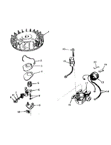 Magneto parts for Craftsman Lawn & Garden Engine 200193162 from AppliancePartsPros.com