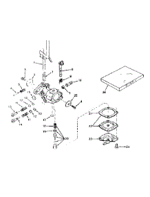 Carburetor parts for Craftsman Lawn & Garden Engine 200193162 from AppliancePartsPros.com