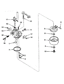 Carburetor No. 631889 parts for Craftsman Lawn & Garden Engine 200243112 from AppliancePartsPros.com