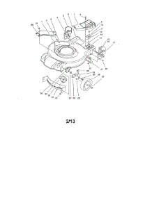 Housing / Handle Brackets / Wheel parts for Toro Gas Walk-Behind Mower 20028 (9900001 & UP) from AppliancePartsPros.com