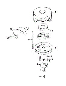 Rewind Starter No. 590420 parts for Craftsman Lawn & Garden Engine 200283112 from AppliancePartsPros.com