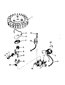 Magneto No. 610794A parts for Craftsman Lawn & Garden Engine 200283112 from AppliancePartsPros.com