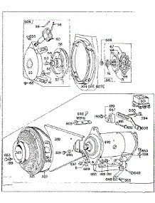 Rewind Starter parts for Briggs & Stratton Lawn & Garden Engine 200401 TO 200466 (0010 - 0060) from AppliancePartsPros.com