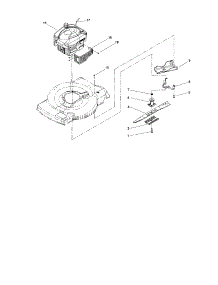 Engine And Blade parts for Toro Gas Walk-Behind Mower 20041 from AppliancePartsPros.com