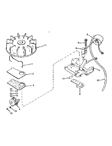 Magneto parts for Craftsman Lawn & Garden Engine 200503111 from AppliancePartsPros.com