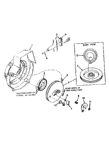 Shroud & Rewind Starter parts for Craftsman Lawn & Garden Engine 200503111 from AppliancePartsPros.com