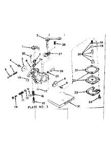 Carburetor No. 631384 parts for Craftsman Lawn & Garden Engine 200583111 from AppliancePartsPros.com