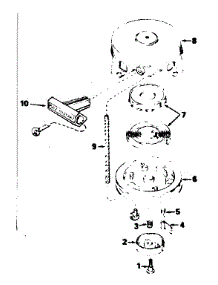 Rewind Starter No. 590537 parts for Craftsman Lawn & Garden Engine 200692112 from AppliancePartsPros.com