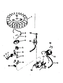 Magneto No. 610794A parts for Craftsman Lawn & Garden Engine 200692112 from AppliancePartsPros.com