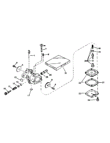 Carburetor No. 632129 parts for Craftsman Lawn & Garden Engine 200692132 from AppliancePartsPros.com