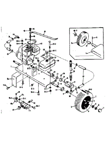 Engine Mounting And Wheel Assembly parts for Barnes Farming 200879 from AppliancePartsPros.com