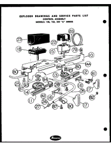 Control Assembly (100A-3R) (100A-8R) (150A-3R) (150A-8R) (200A-3R) (100A-3Rh) (150A-3Rh) (200A-3Rh) parts for Amana Room Air Conditioner 200C-8R from AppliancePartsPros.com