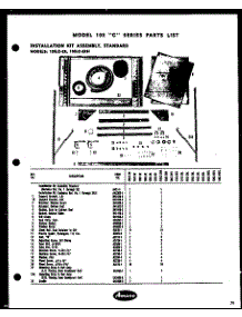 Installation Kit Assembly (Standard) (100Lc-2R) (100Lc-2Rh) parts for Amana Room Air Conditioner 200C-8R from AppliancePartsPros.com