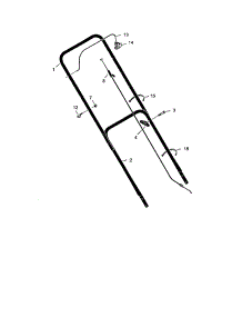 Handle parts for Murray Gas Walk-Behind Mower 20406X9A from AppliancePartsPros.com