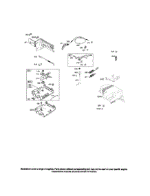 Carburetor Spacer / Control Bracket parts for Briggs & Stratton Lawn & Garden Engine 204300 (0036-1162) from AppliancePartsPros.com