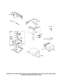 Control Cover & Bracket parts for Briggs & Stratton Lawn & Garden Engine 204400 (0036-0536) from AppliancePartsPros.com