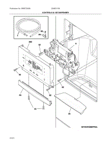 Controls & Ice Dispenser parts for Ikea Bottom-Mount Refrigerator 20462151B from AppliancePartsPros.com
