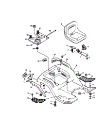 Seat And Seat Support parts for Sabre Front-Engine Lawn Tractor 2048HV from AppliancePartsPros.com