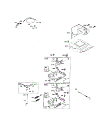 Control Bracket parts for Briggs & Stratton Lawn & Garden Engine 20B400 (0017-0698) from AppliancePartsPros.com