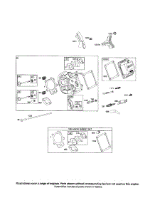 Cylinder-Head parts for Briggs & Stratton Lawn & Garden Engine 20C100 (0100-0274) from AppliancePartsPros.com
