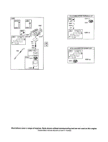 Carburetor parts for Briggs & Stratton Lawn & Garden Engine 20C100 (0100-0274) from AppliancePartsPros.com