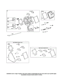 Head-Cylinder / Gasket Sets parts for Briggs & Stratton Lawn & Garden Engine 20M100 (0133-1416) from AppliancePartsPros.com